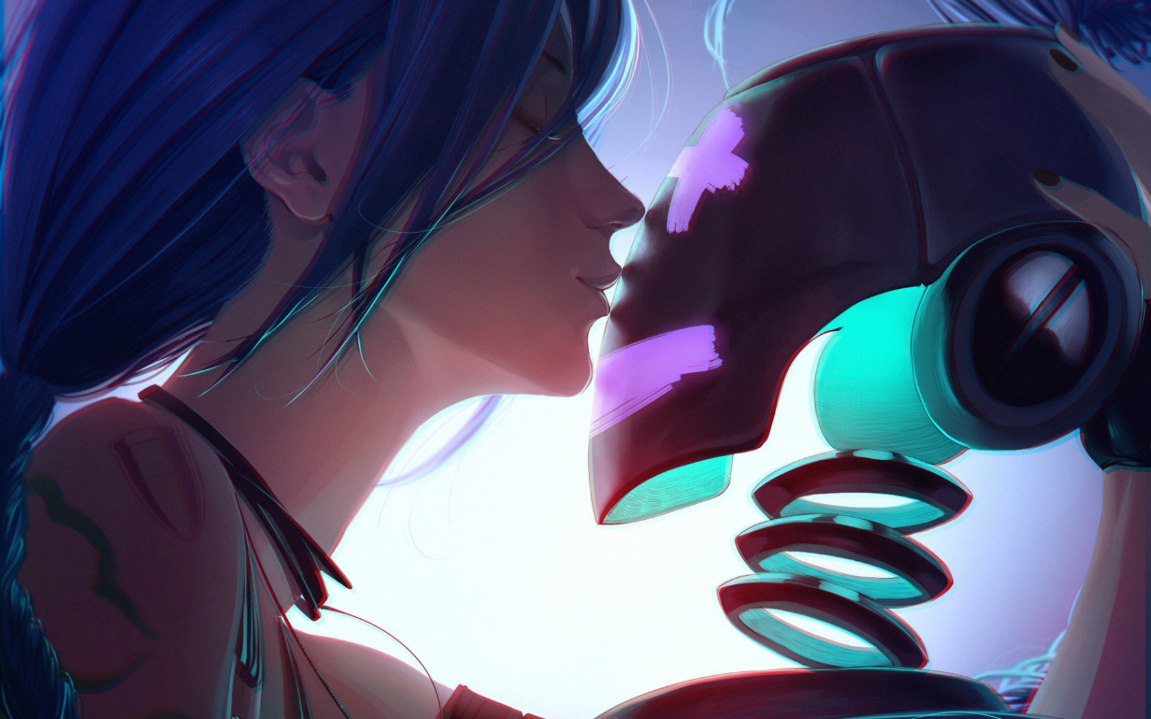 Девушка влюбилась в робота, аниме