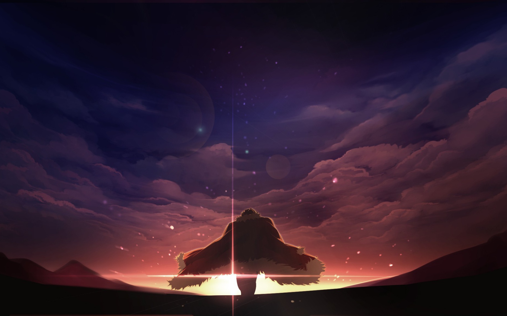 Поклонение Солнцу в аниме Ночь прибытия