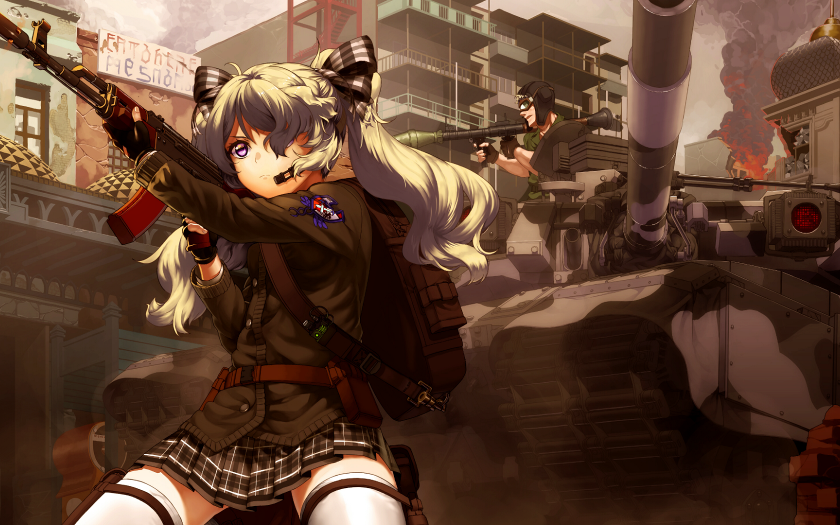 Война в мире аниме