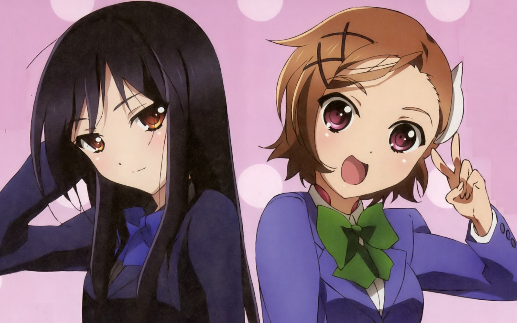 Две девушки аниме в манге Accel World