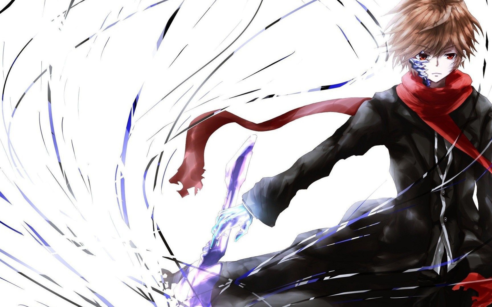 Ветреный герой аниме Guilty Crown