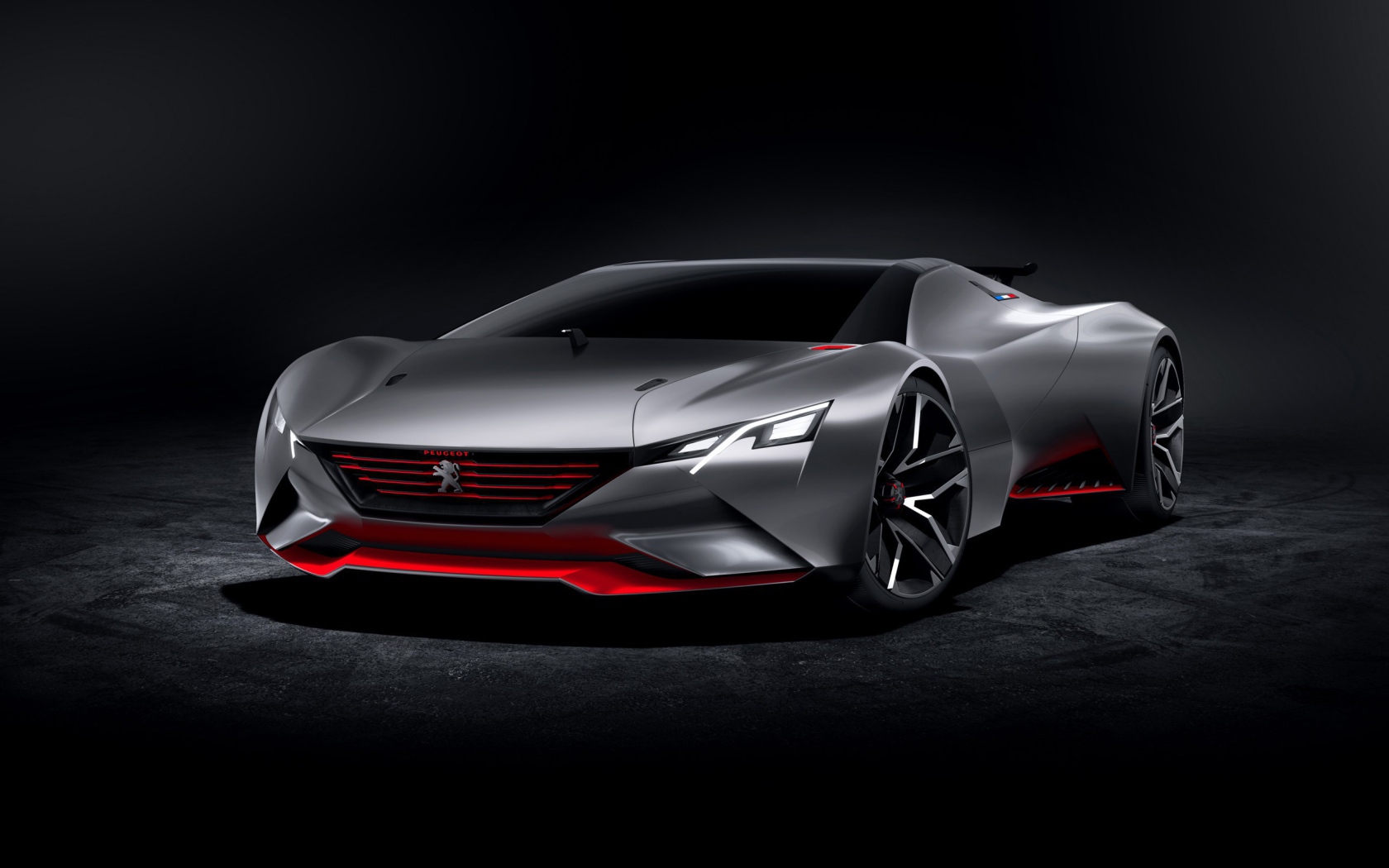 Серый Peugeot Vision GT