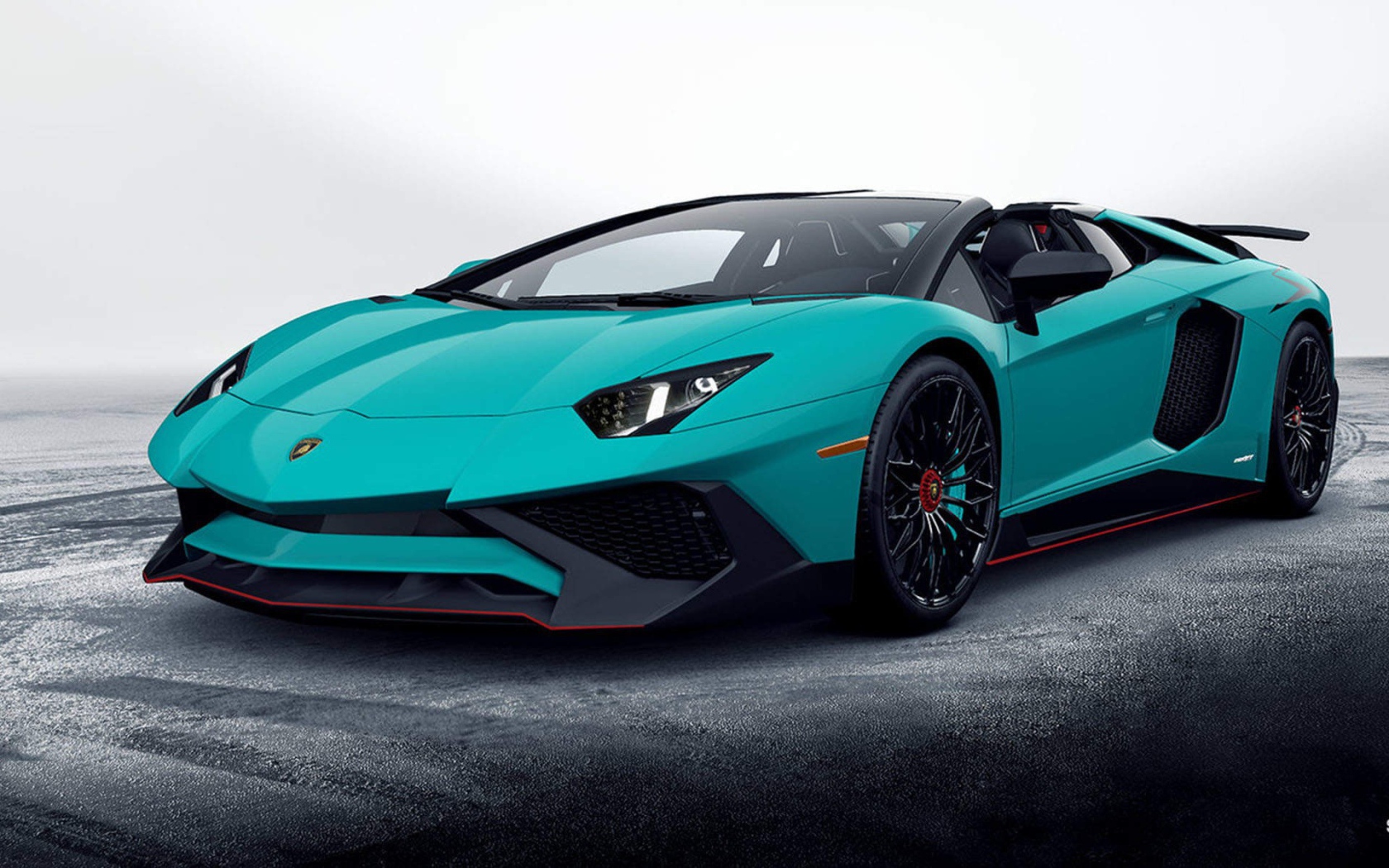 Светло зеленый Lamborghini Aventador