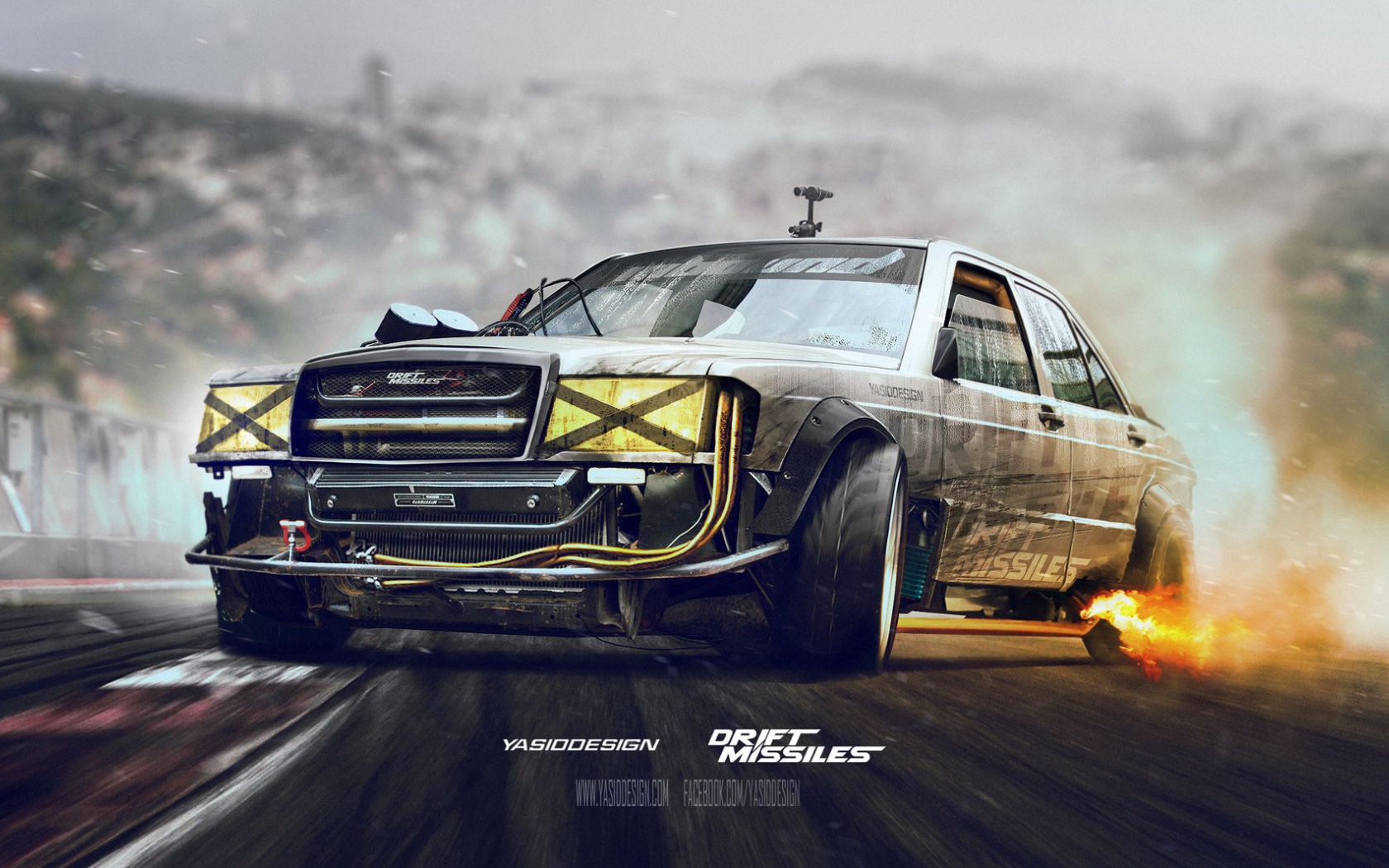 Автомобиль Мерседес, Drift missile