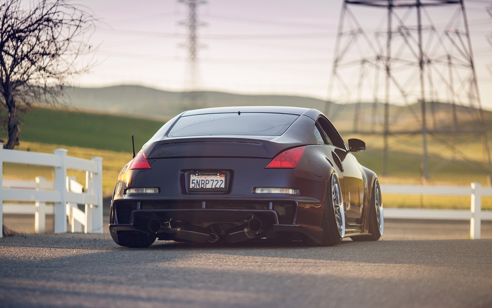 Тюнинг черного Nissan 350Z