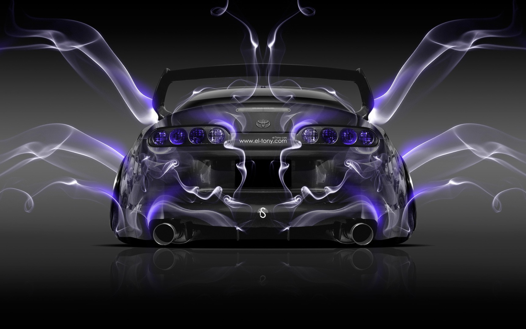 Голубая энергия Toyota Supra