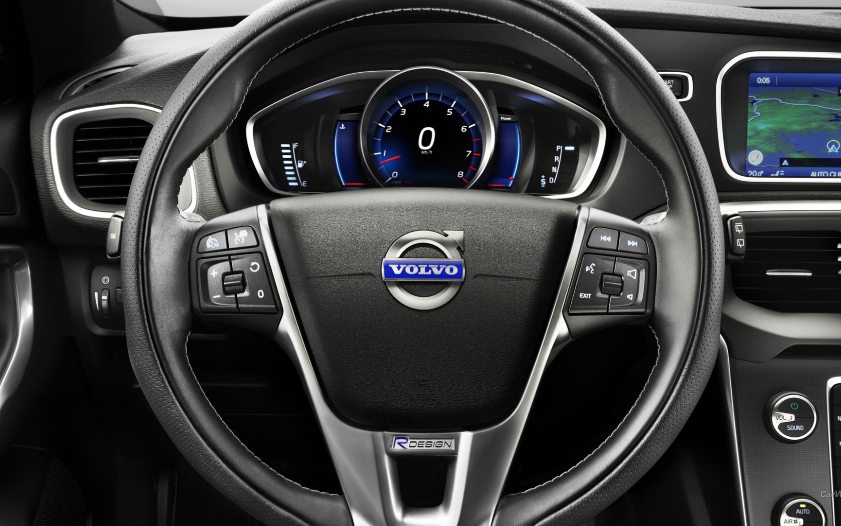 Рулевое колесо автомобиля Volvo