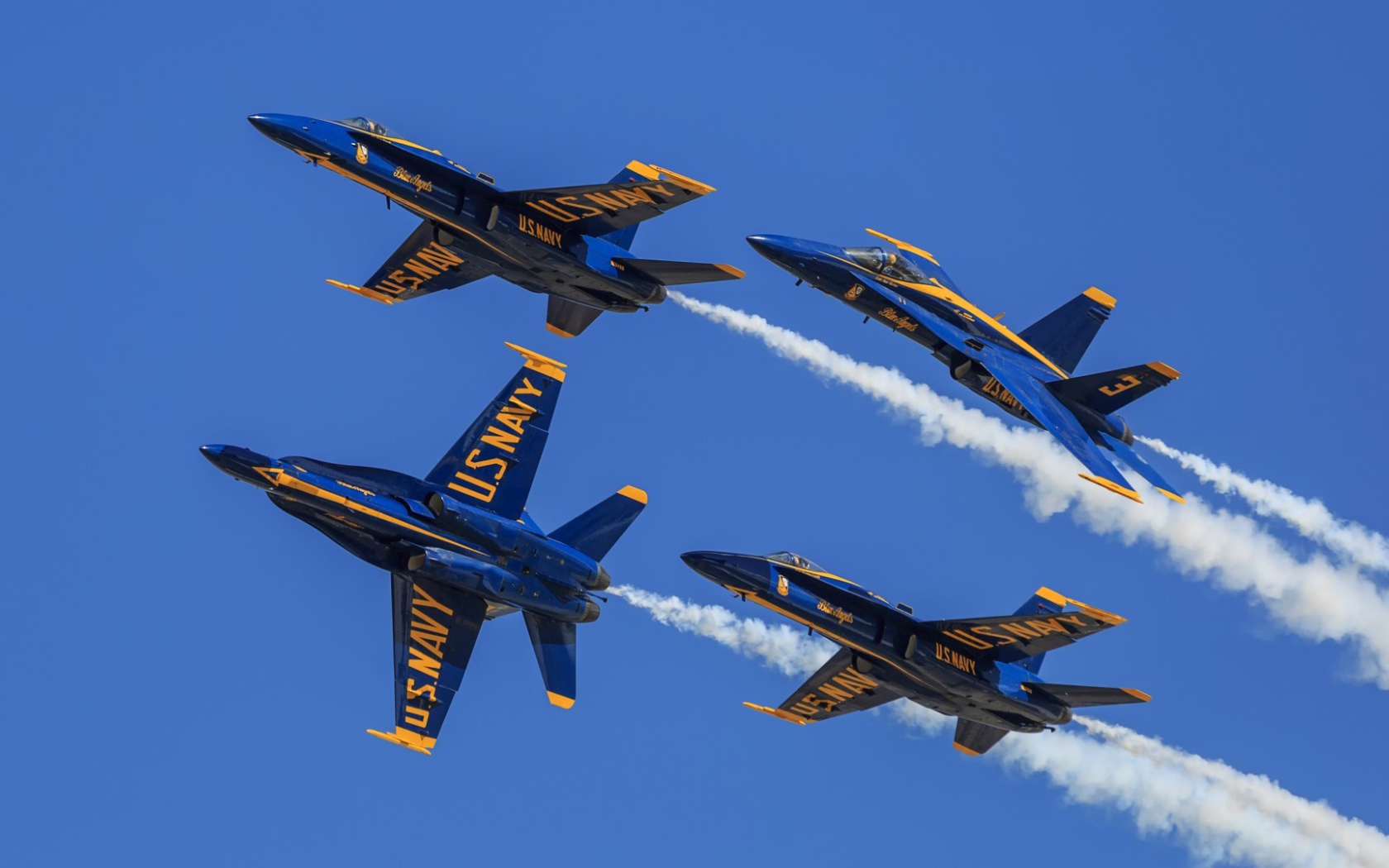 Истребители F-18 Голубые ангелы