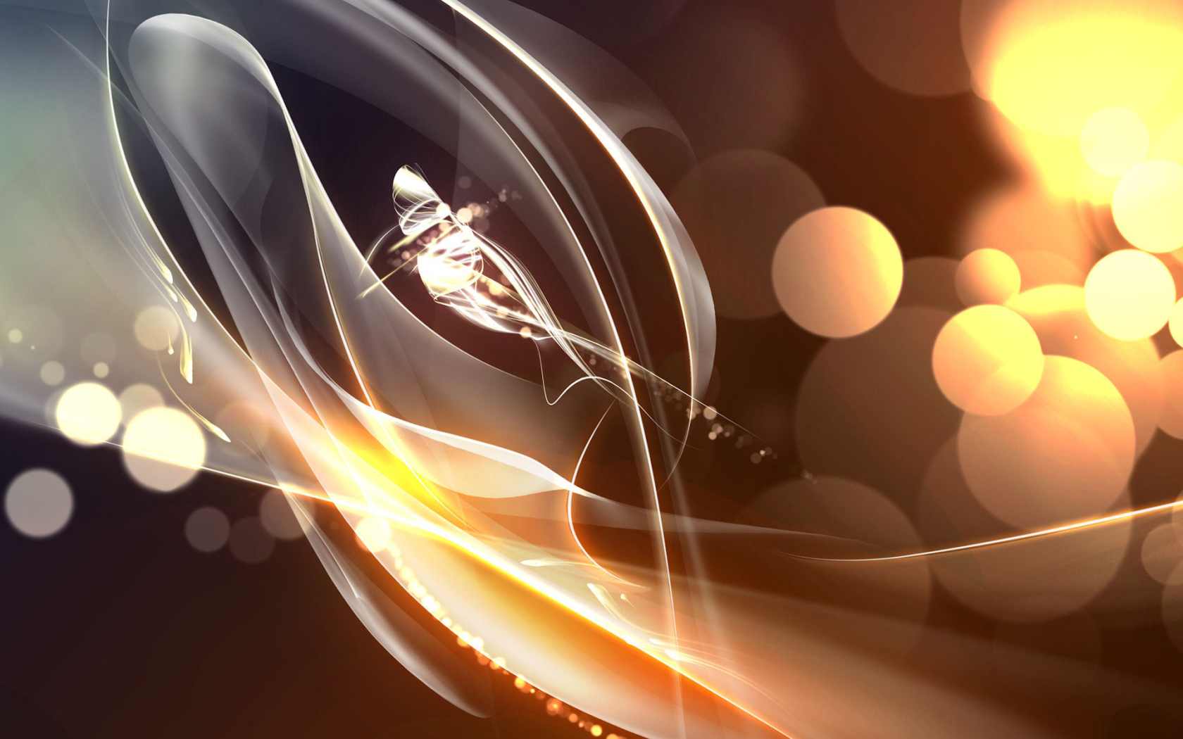 Абстрактный рисунок с кругами