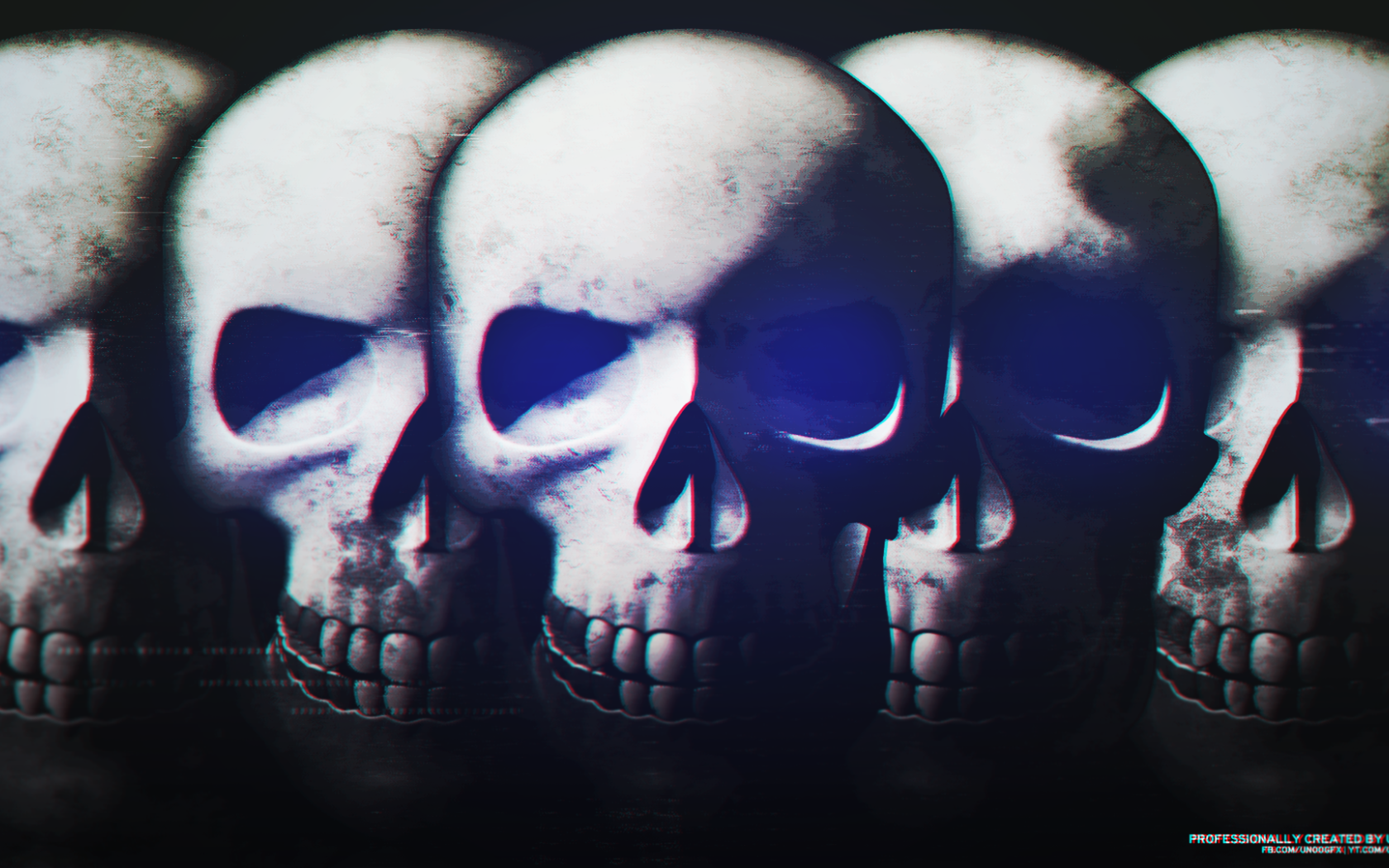 Злобные черепа, фон