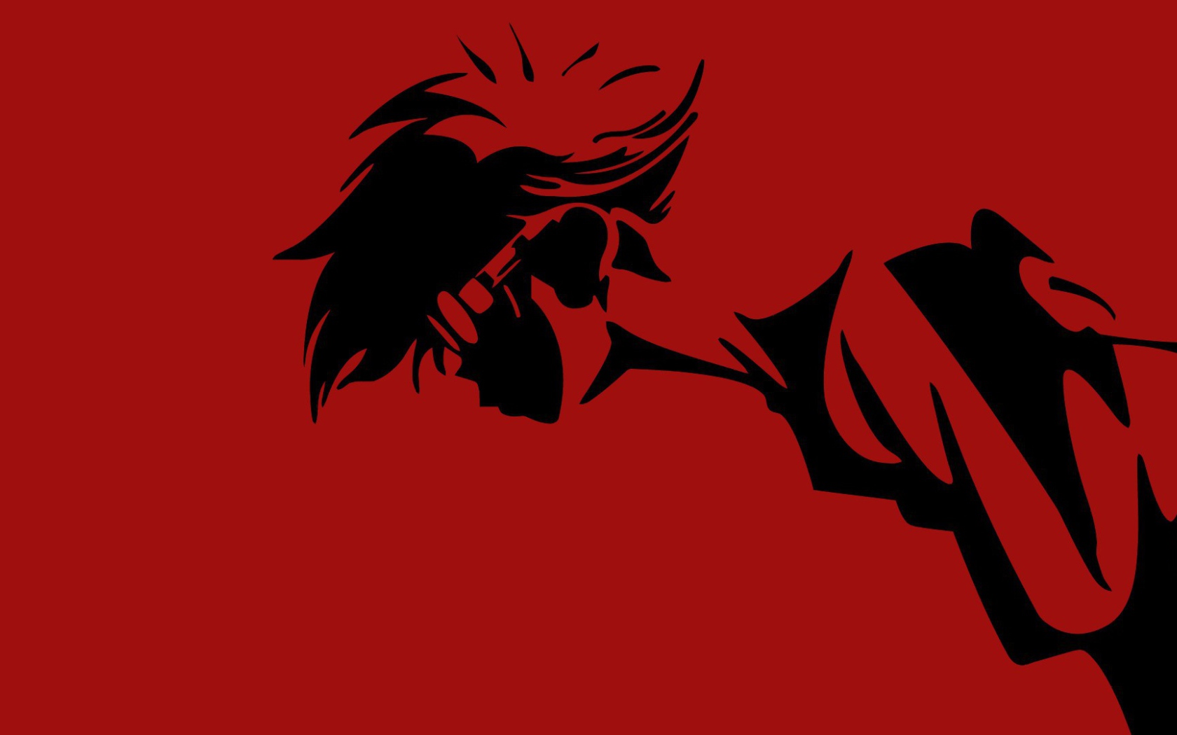 Аниме Ковбой Бибоп, красный фон