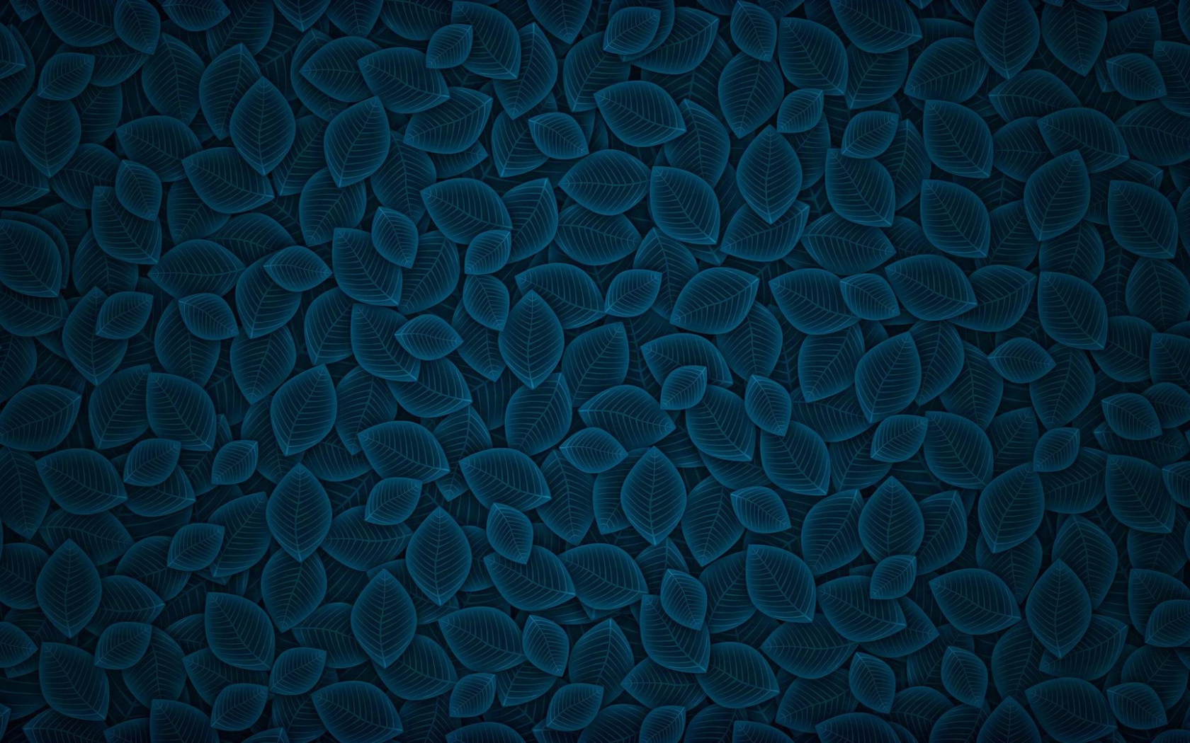 Фон из синих листьев