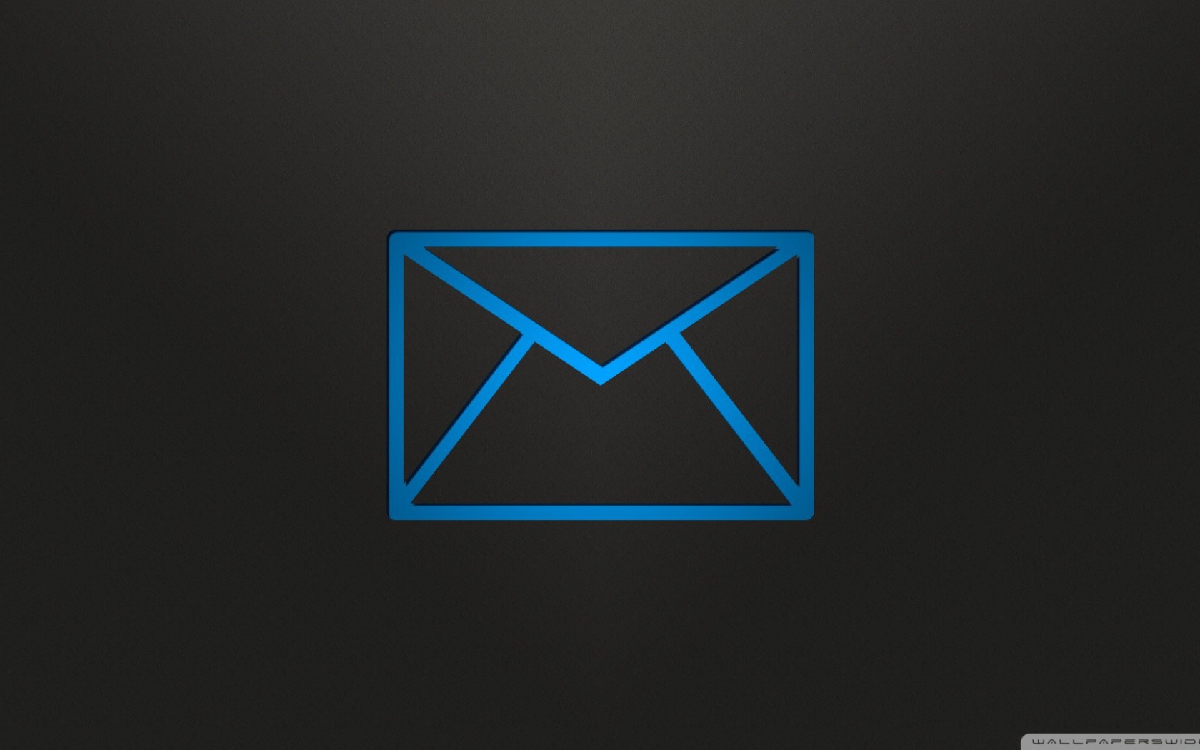 Голубое письмо, черный фон