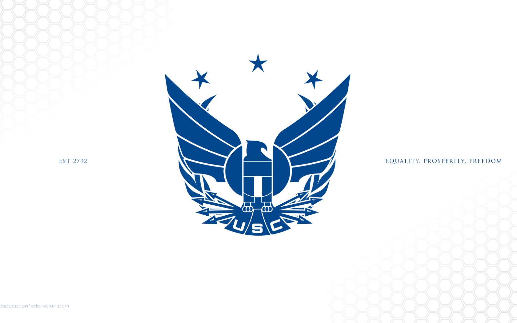 Голубой логотип Объединенной Космической Федерации