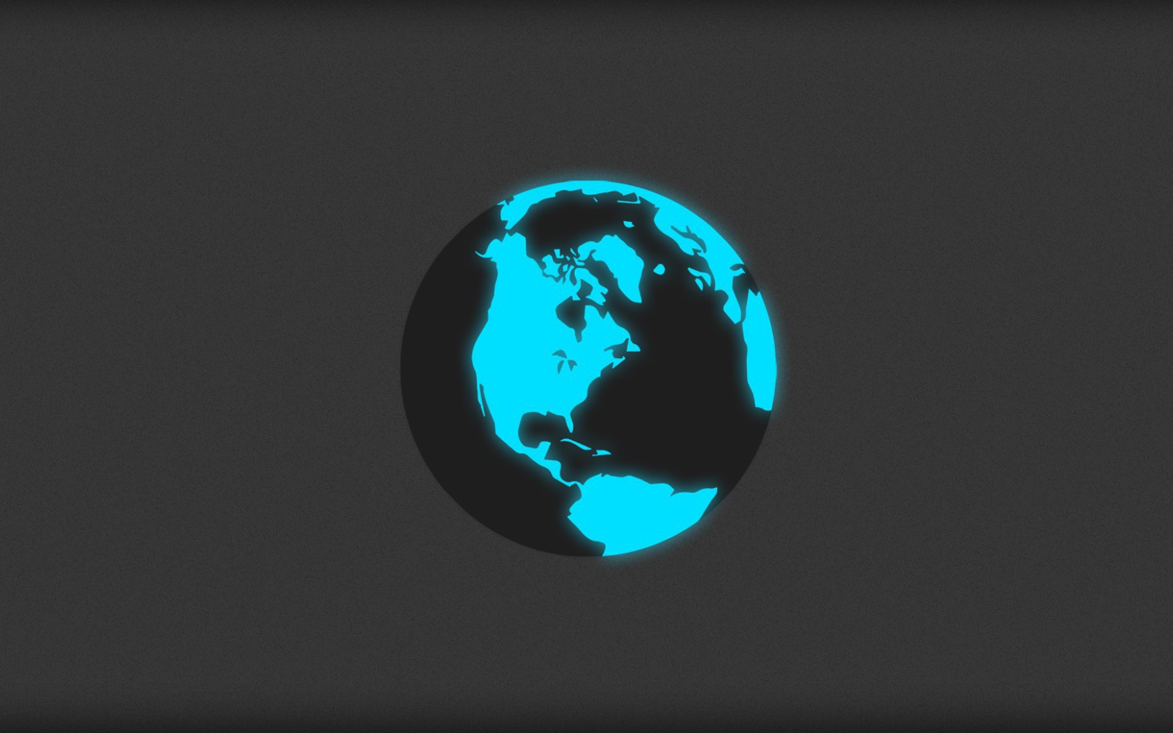 Голубой силуэт Земли