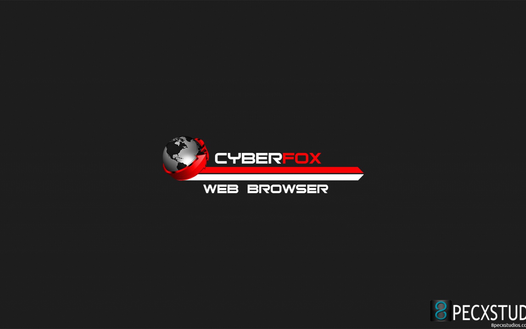 Браузер Cyberfox, красный на сером фоне