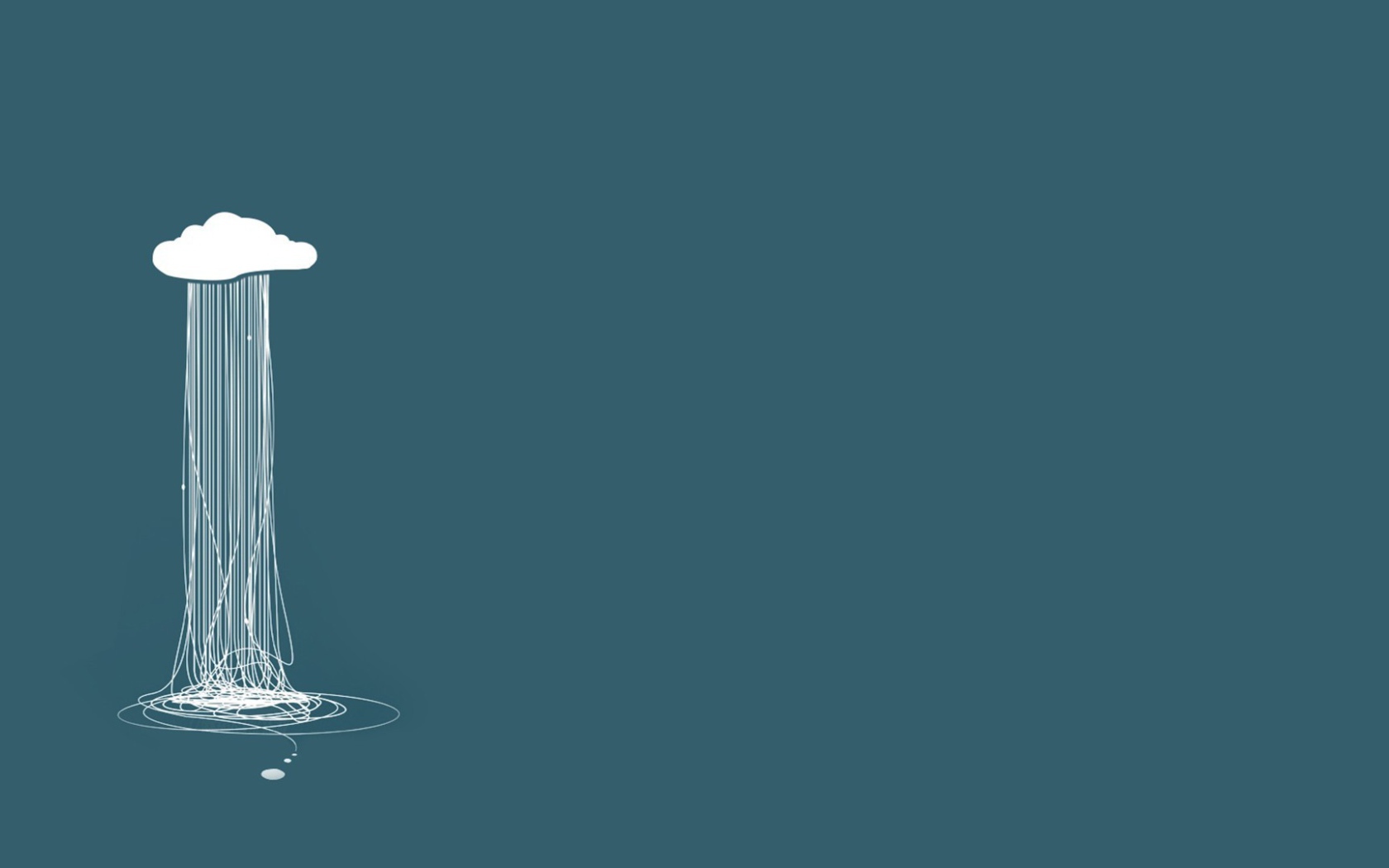 Тучка пролилась дождем