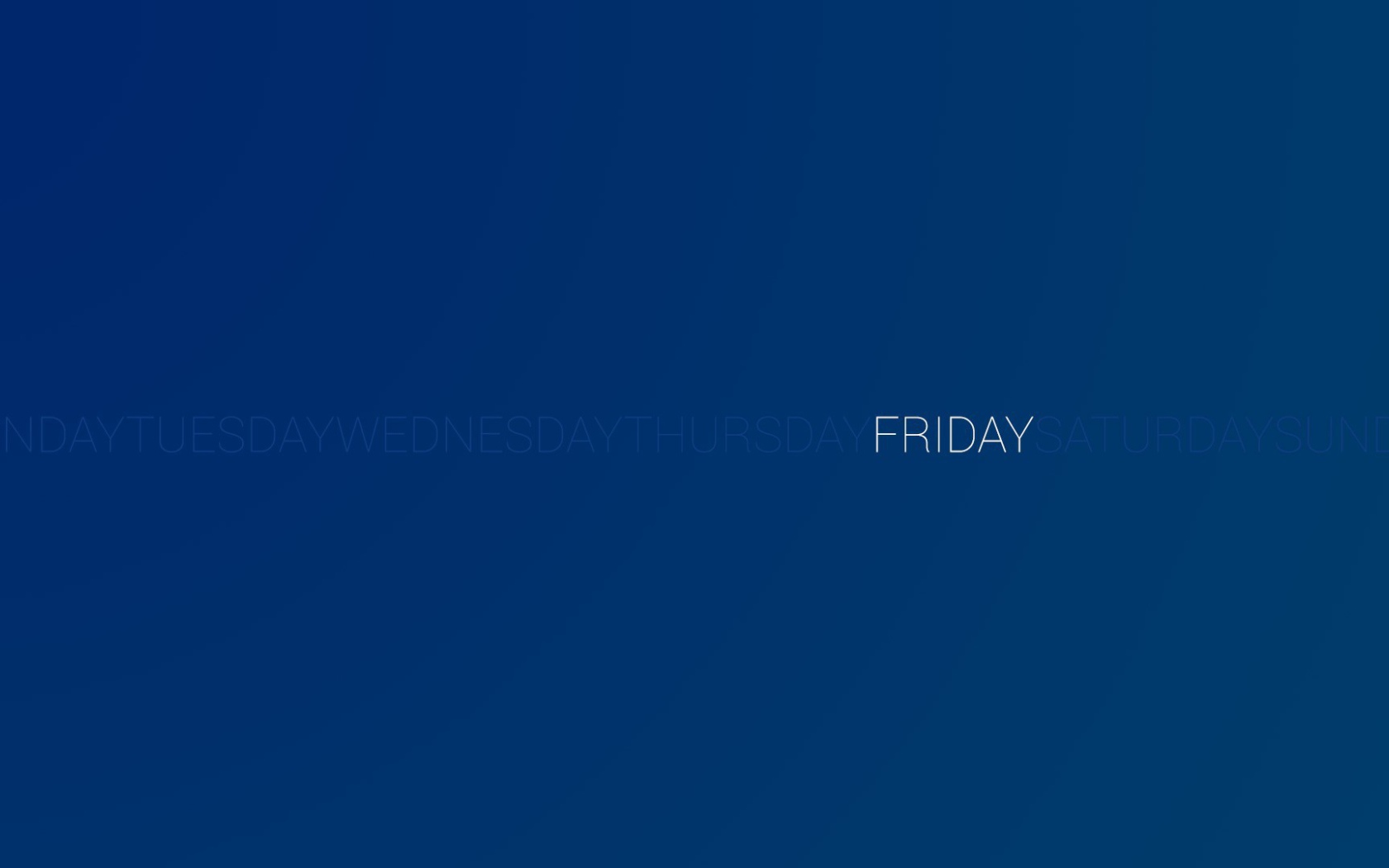 День недели пятница