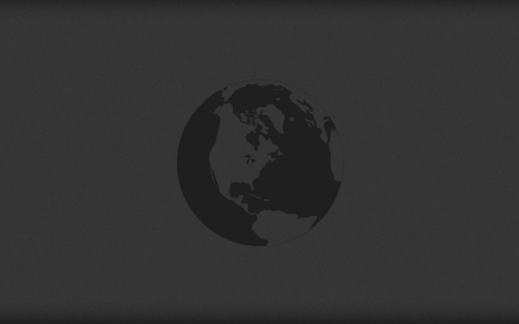 Серый силуэт Земли