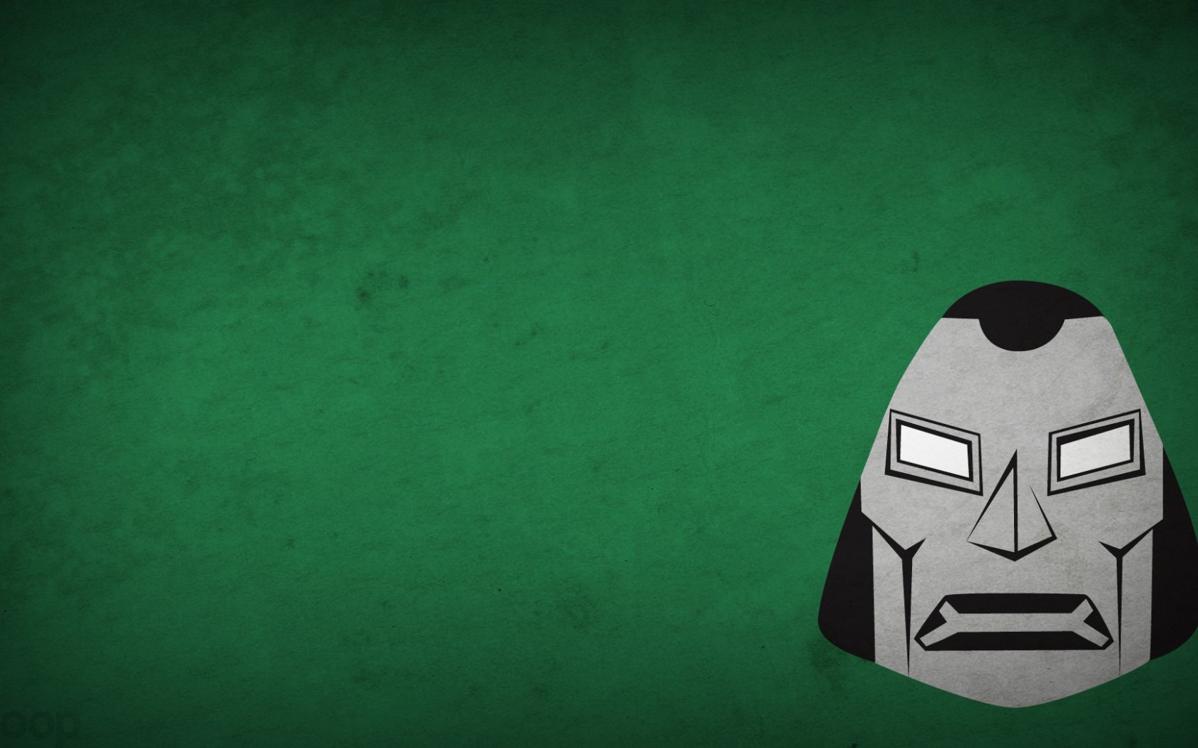 Зеленый фон, доктор Дум