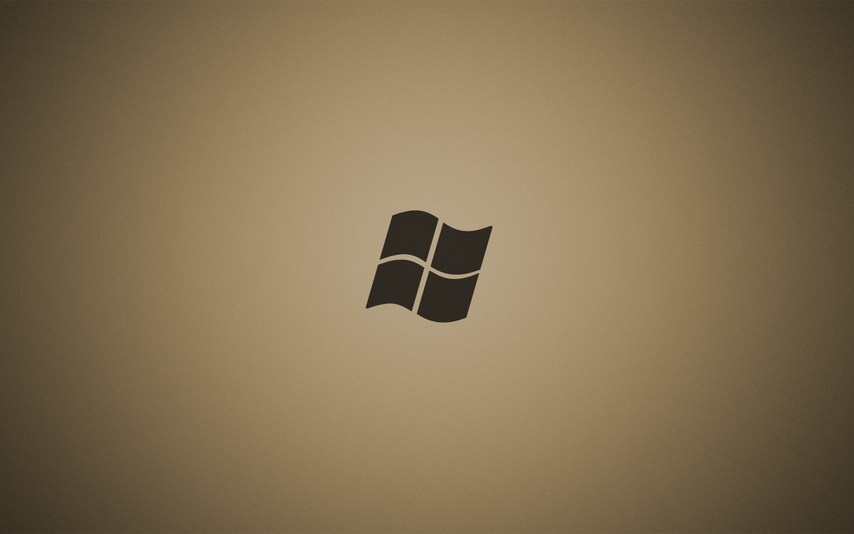 Серый логотип Майкрософт, коричневый фон