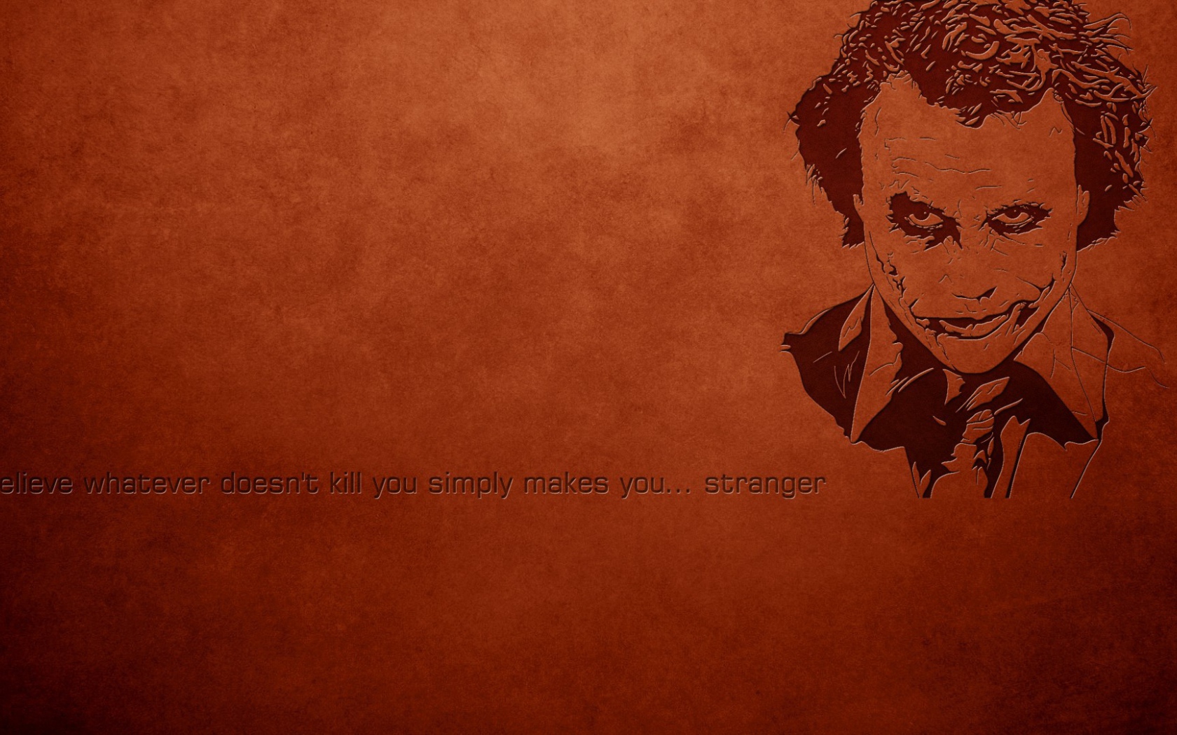 Джокер, красный фон, надпись