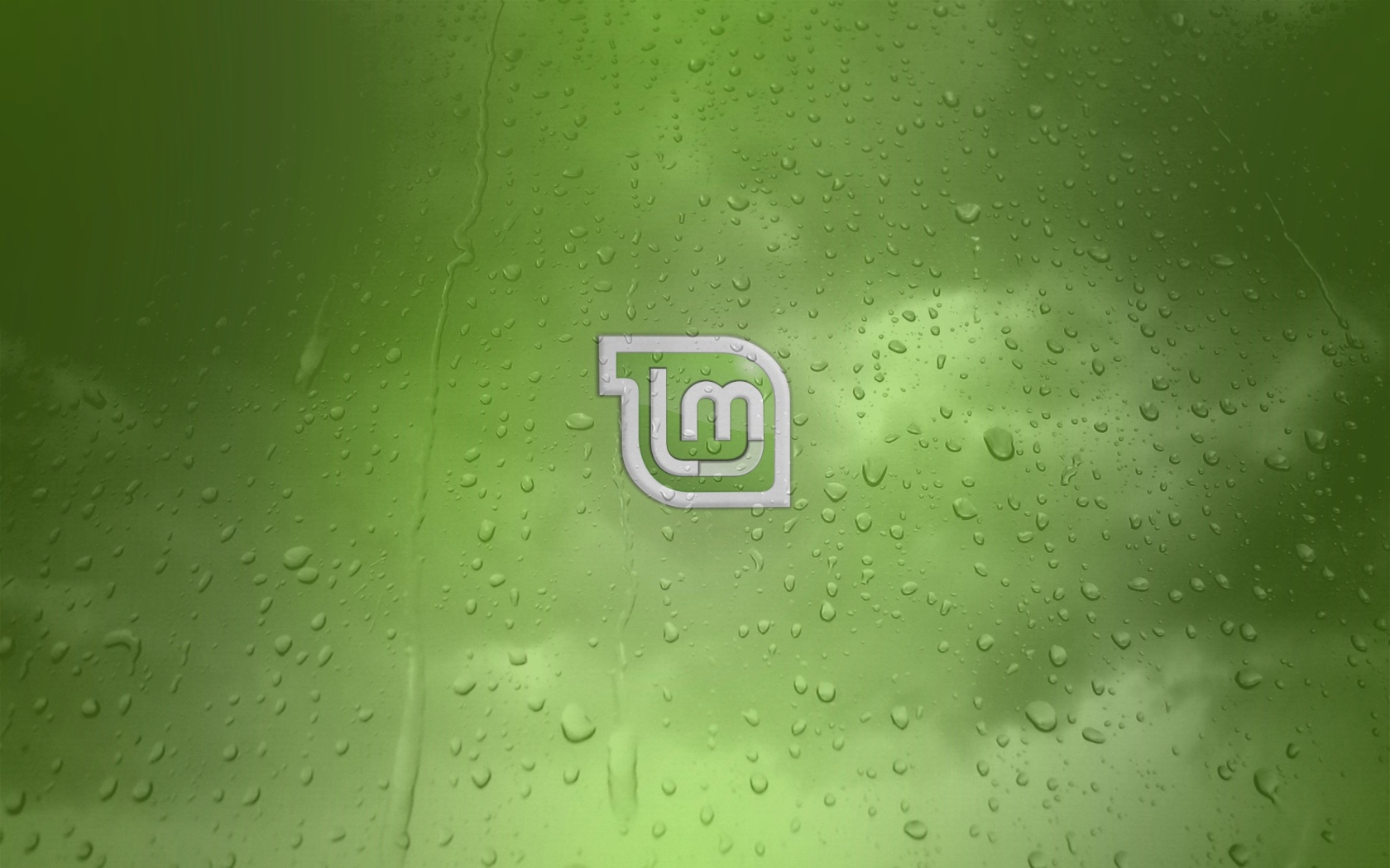 Зеленый фон Linux Mint