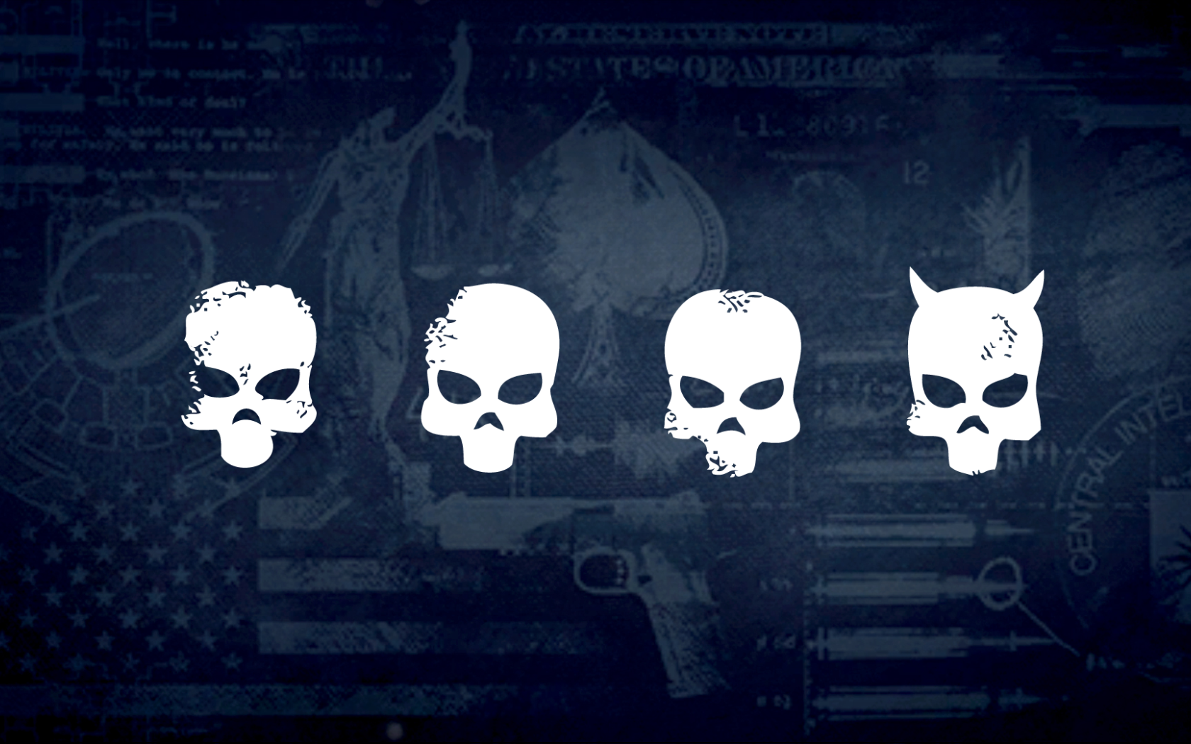 Маски Payday 2, фон флаг