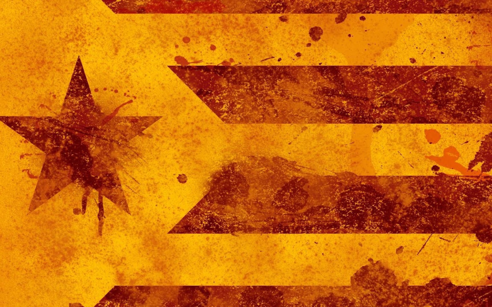 Вариант флага Каталонии