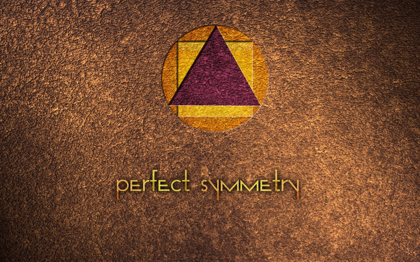 Совершенная симметрия, геометрические фигуры