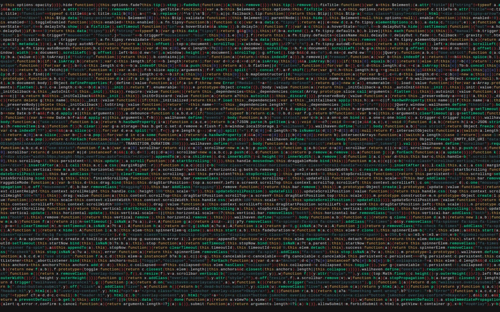 Код программы, фон