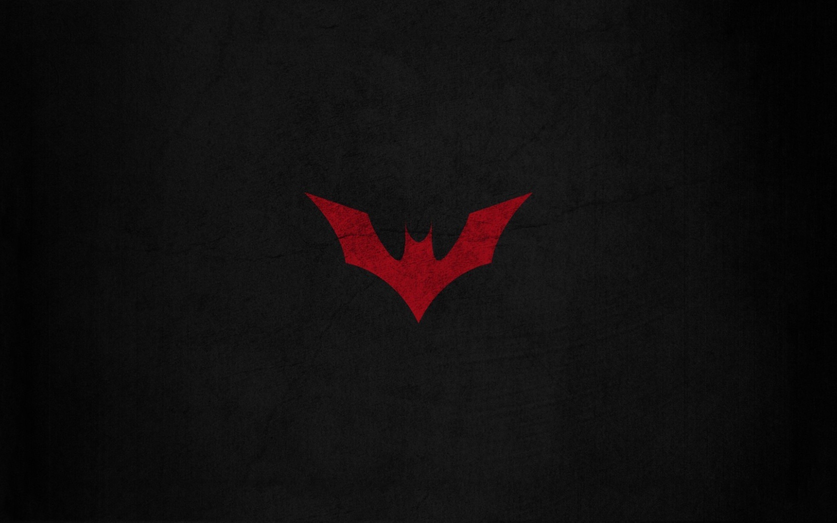 Красная летучая мышь, черный фон