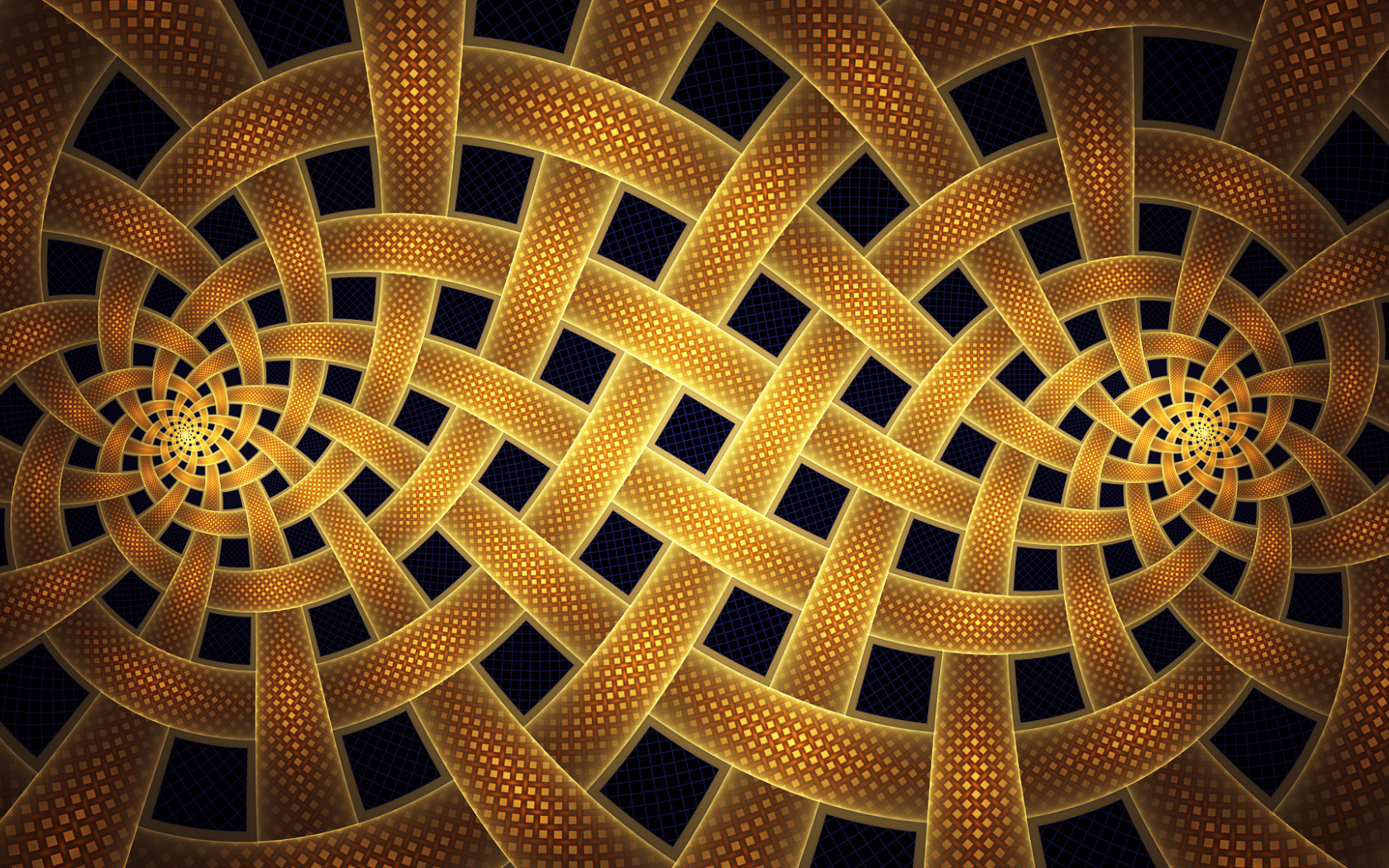 Спирали и фракталы, фон