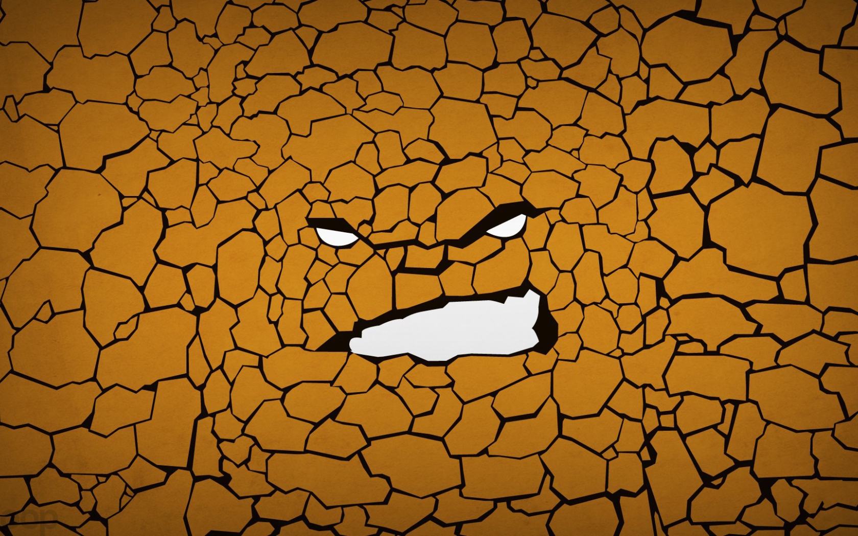 Каменный человек, фон