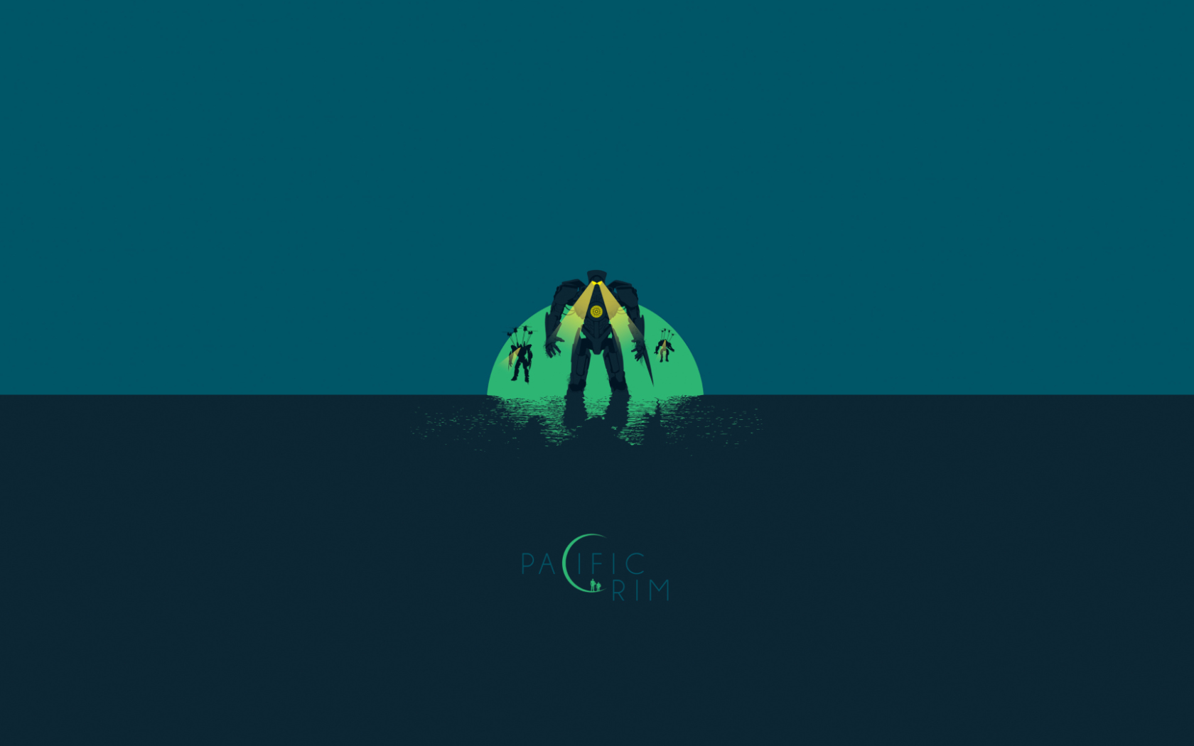 Фильм Тихоокеанский рубеж, синий фон