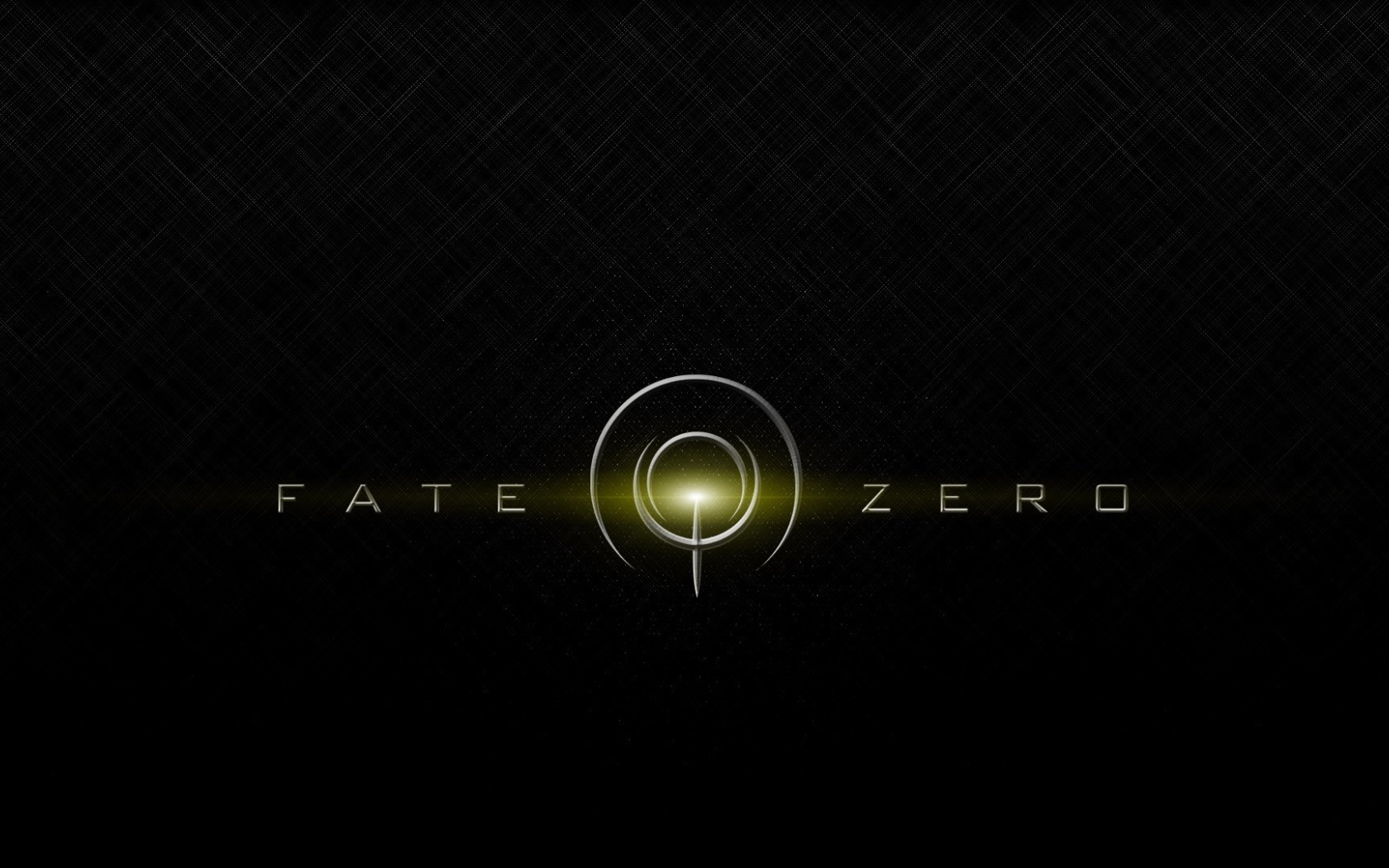 Желтые буквы, аниме Fate-Zero