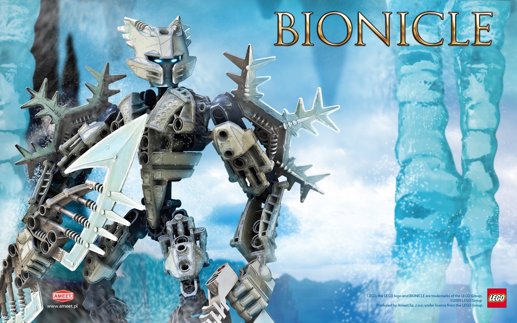 Лего Bionicle на льду