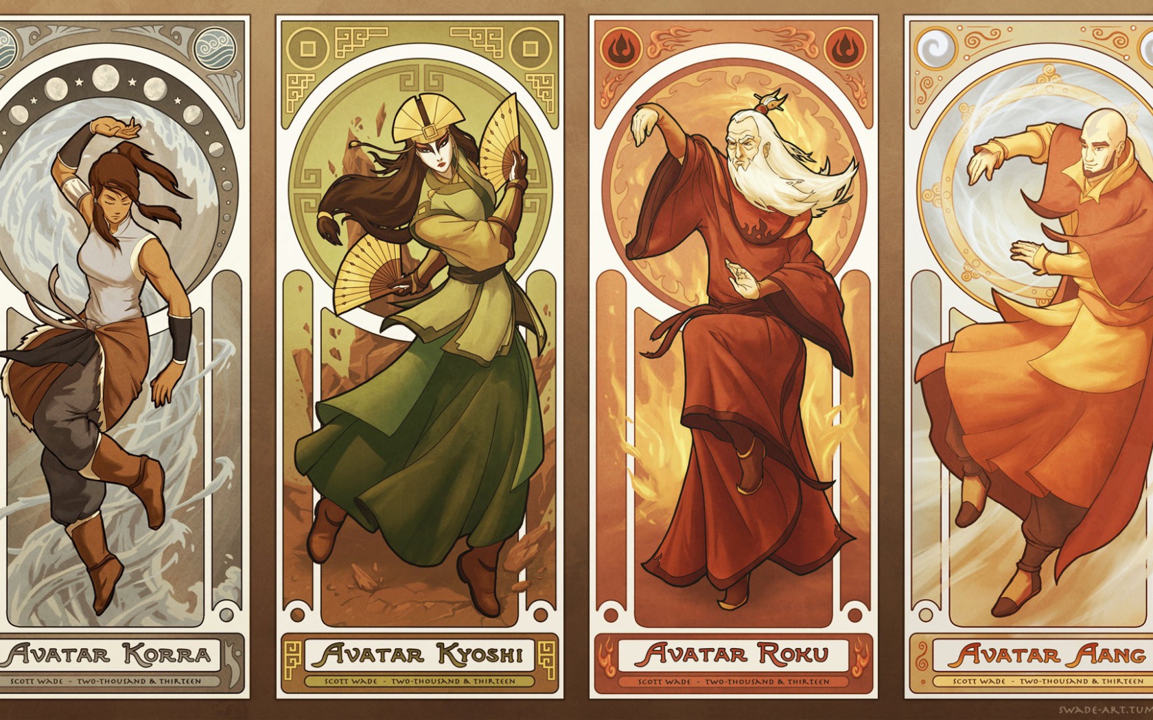 Аватары из мультфильма Легенда о Корре