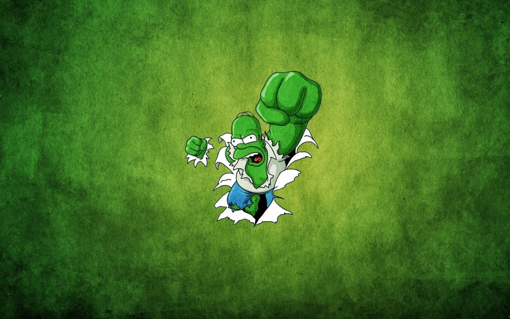 Гомер Симпсон в роли Халка