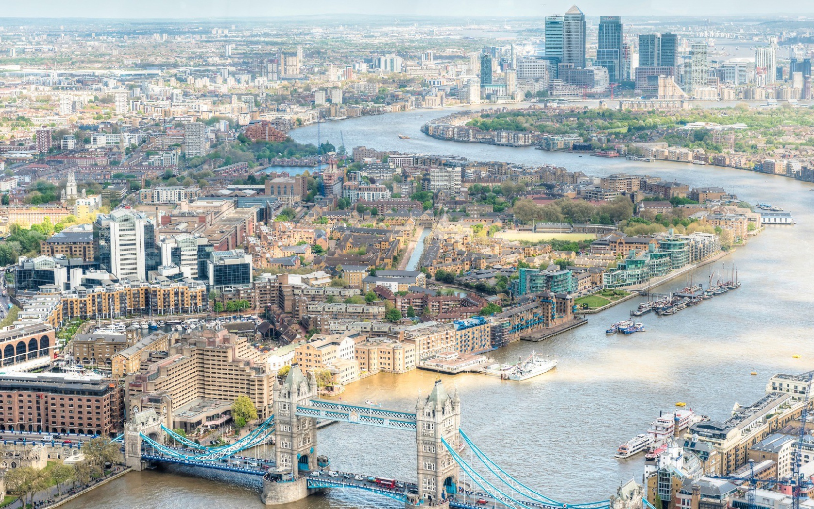 Панорама центральной части Лондона