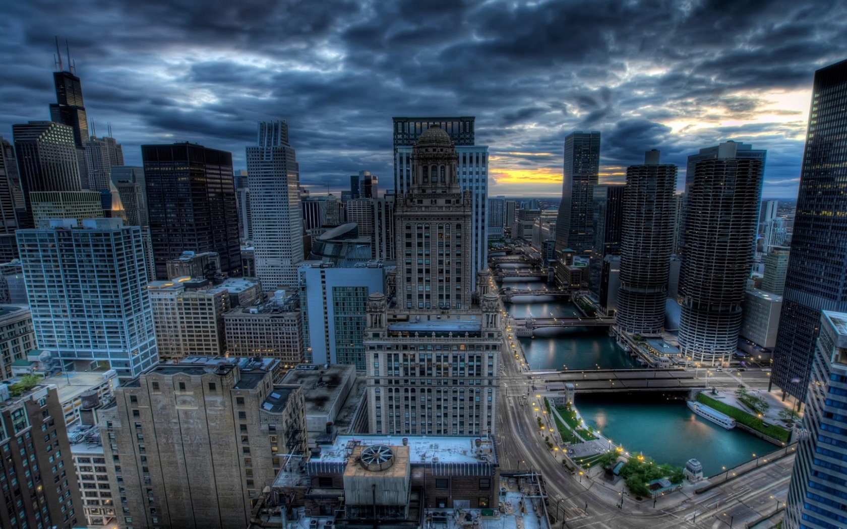 Летний вечер в Чикаго