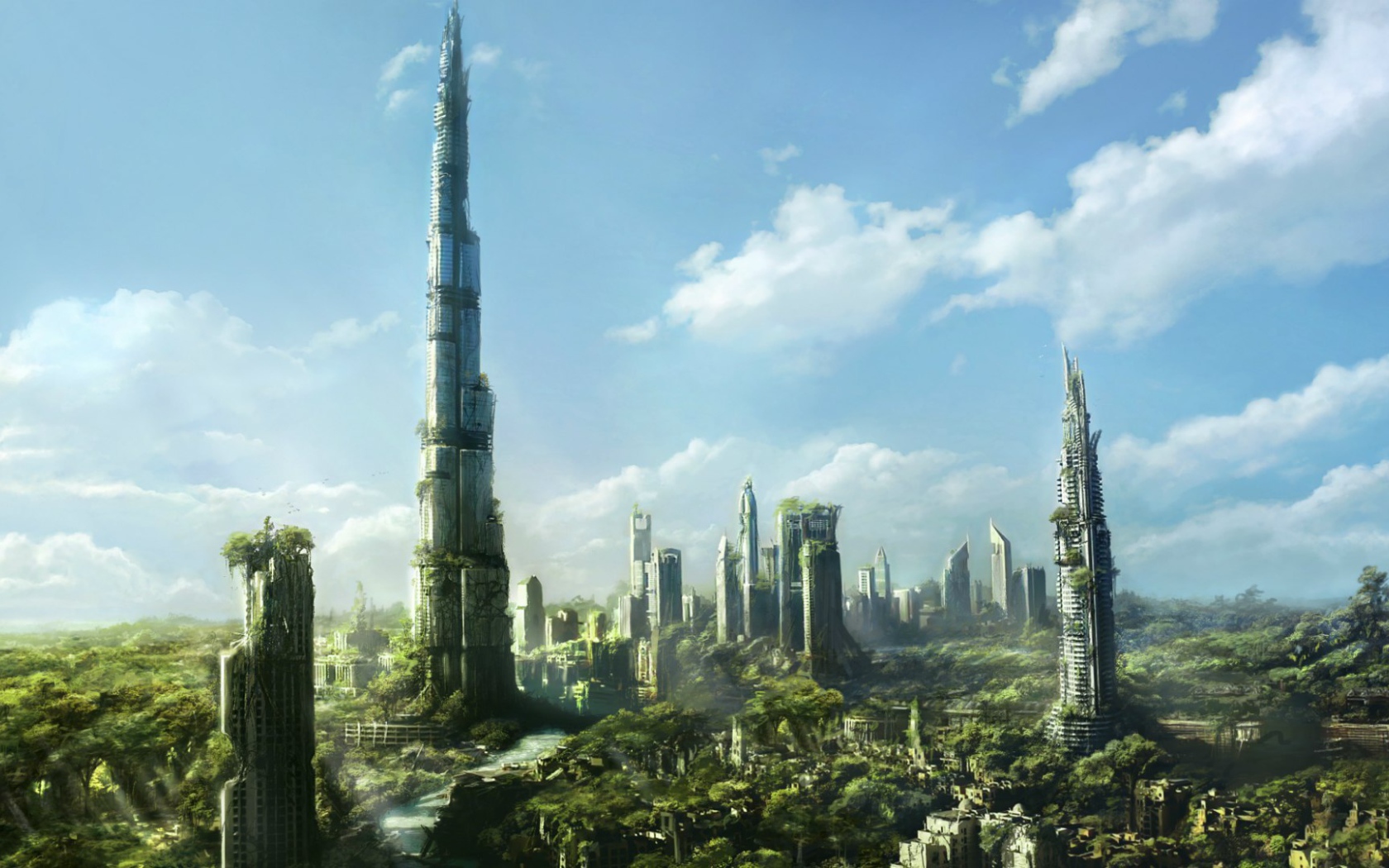 Руины города Дубай