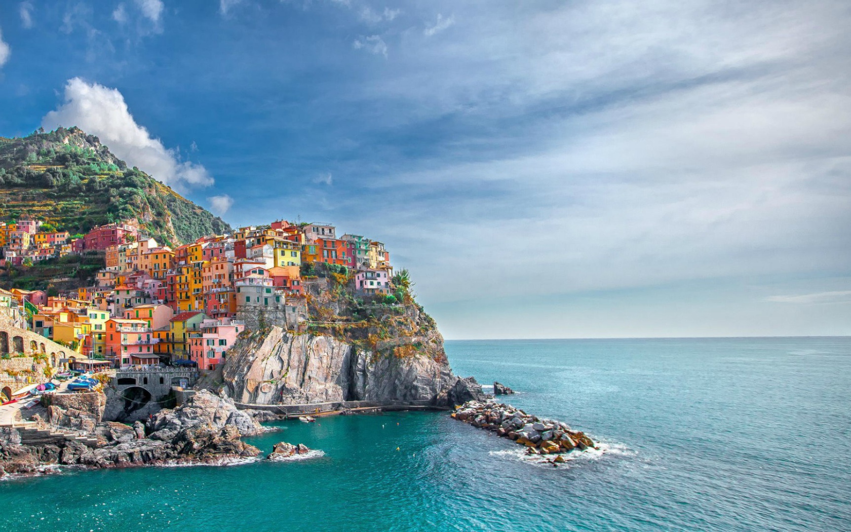 Городок Манарола, Италия