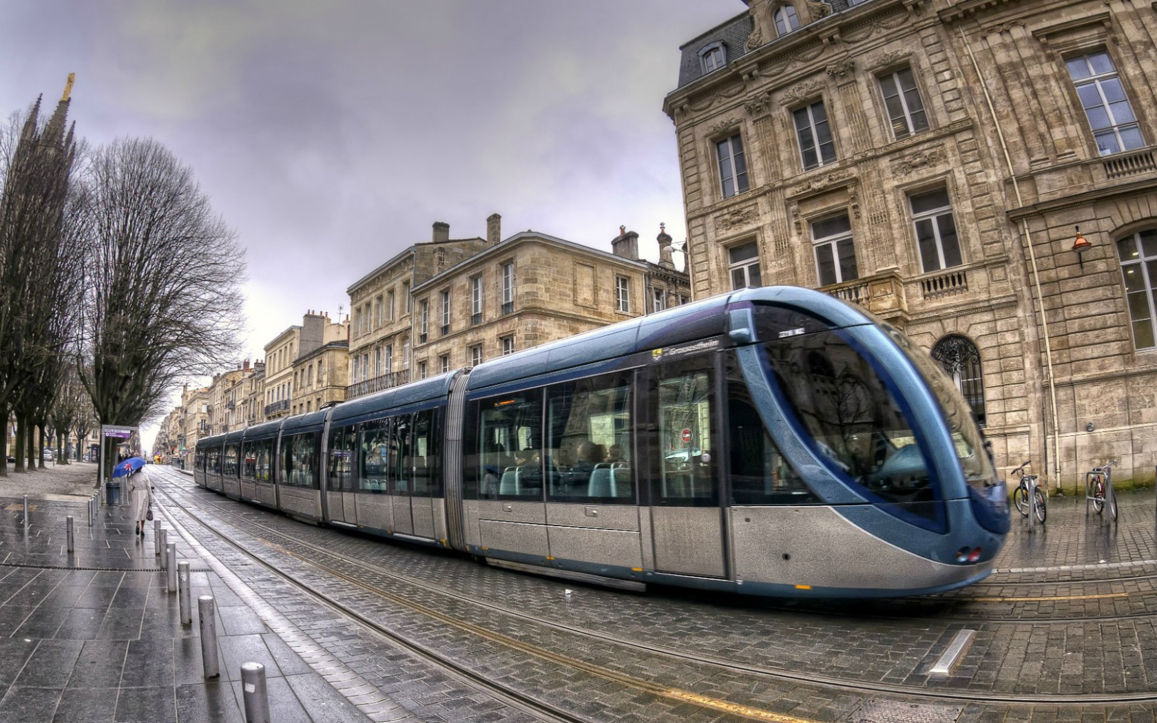 Трамвай в Бордо, Франция