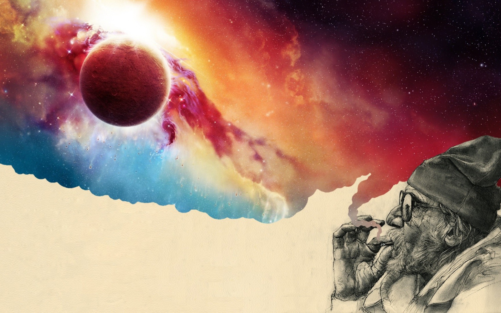 Пожилой мудрый философ