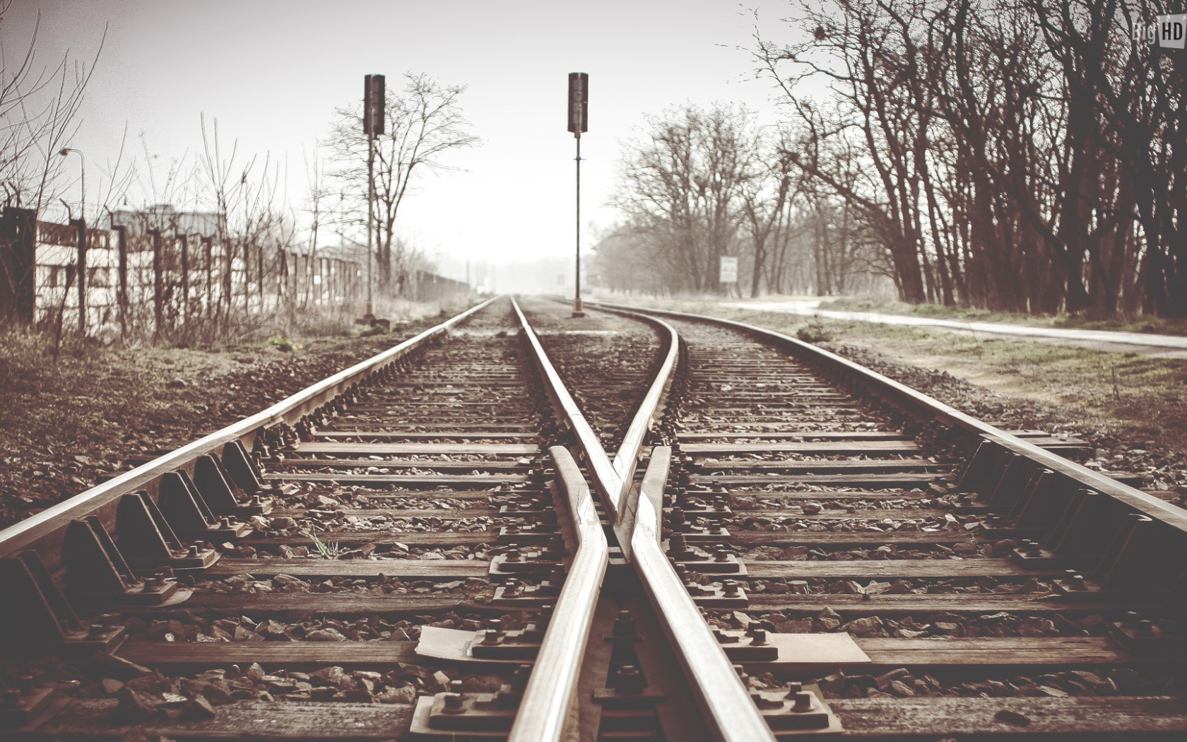 Развилка на железной дороге