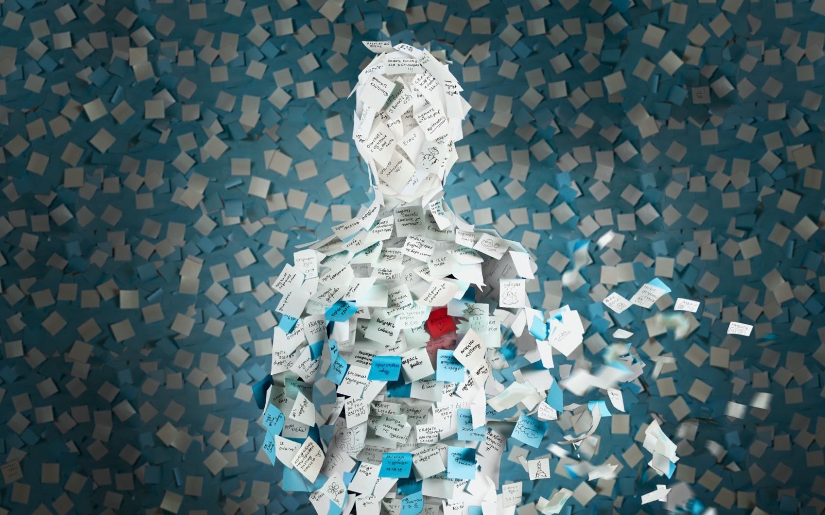 Человек из стикеров