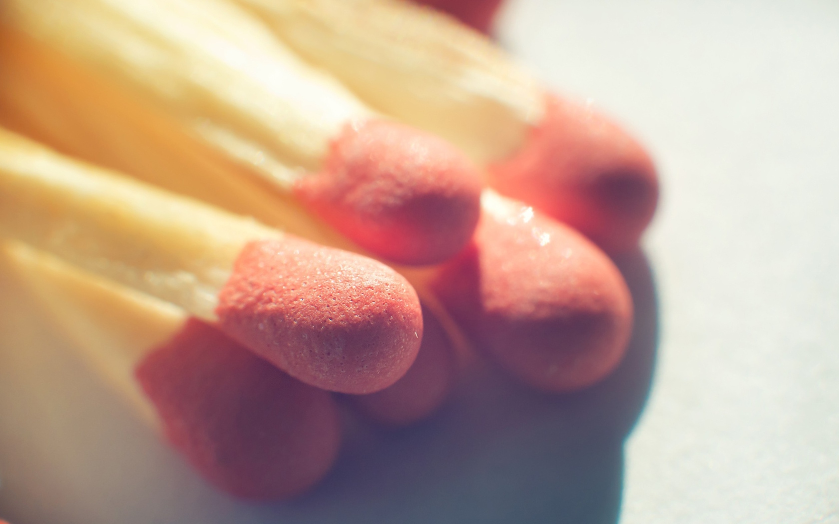 Головки спичек, макро