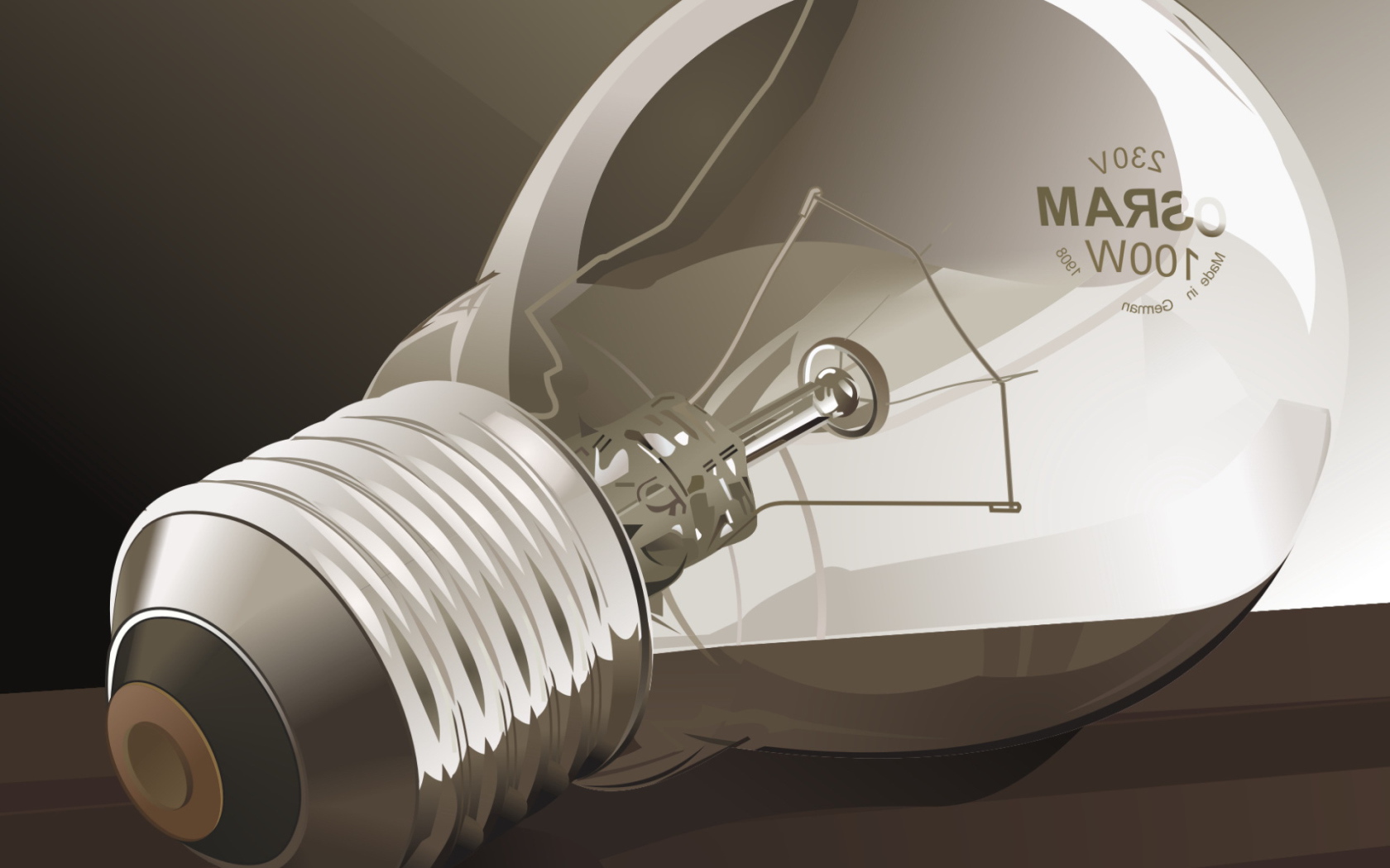 Старая лампочка