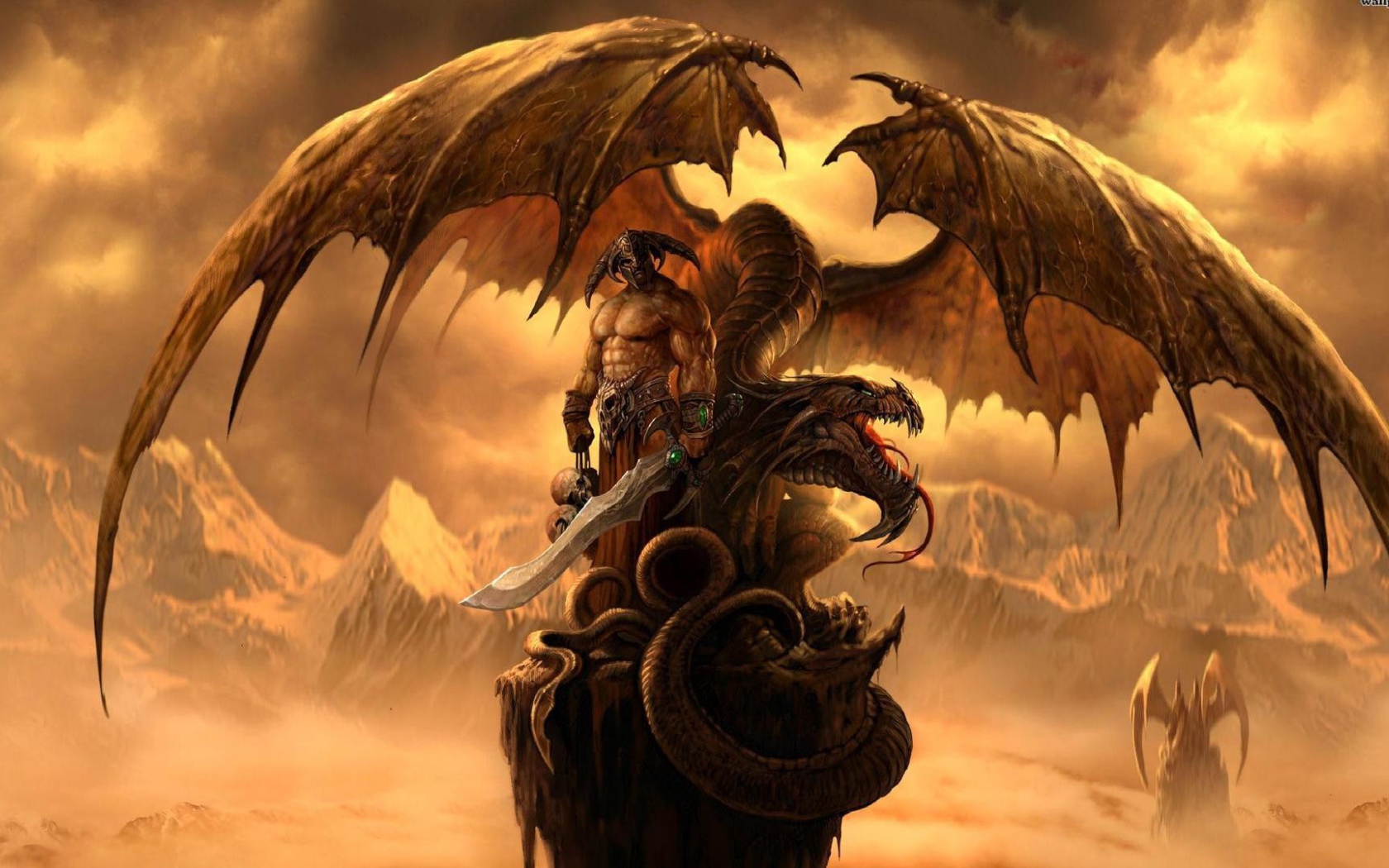 Воин с драконом на страже